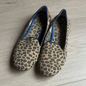 Rothy’s Leopard Print Women's Loafers, size 6.5